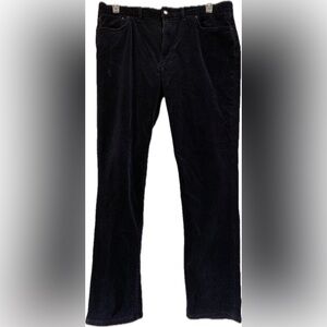 Vintage Polo Ralph Lauren corduroy pants slacks trousers navy blue 36x30
